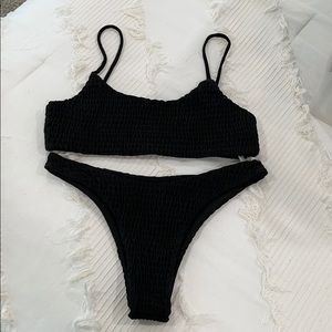 SHEIN Srunchie Swimsuit Set Size Small